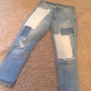 Women’s Gap patchwork jean